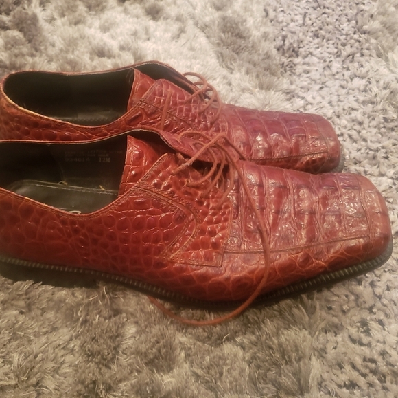 Giorgio Brutini Private Collection Alligator Print Dress Shoes Men\'s Size 12M main image 8
